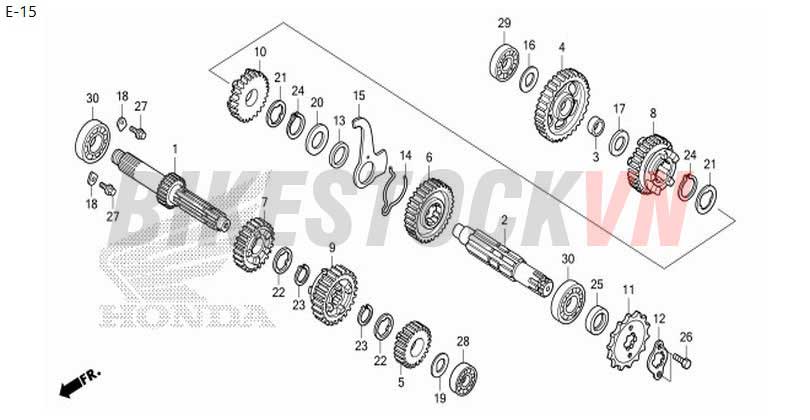 E-15_BỘ TRUYỀN ĐỘNG