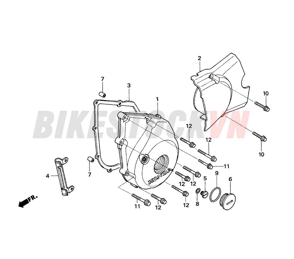 LEF TCRANKCASE COVER