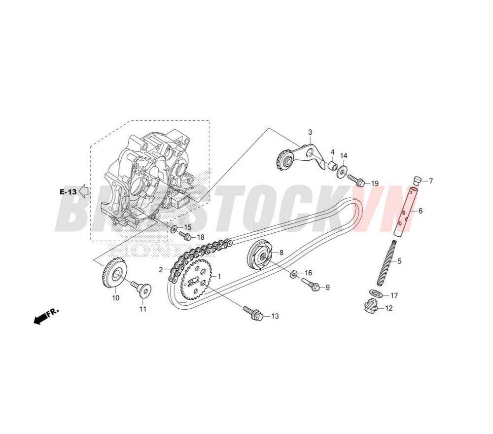 CAM CHAIN/TENSIONER