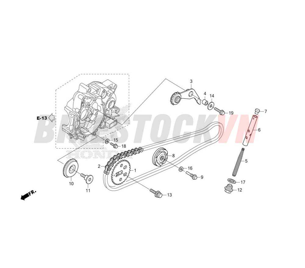 CAM CHAIN/TENSIONER