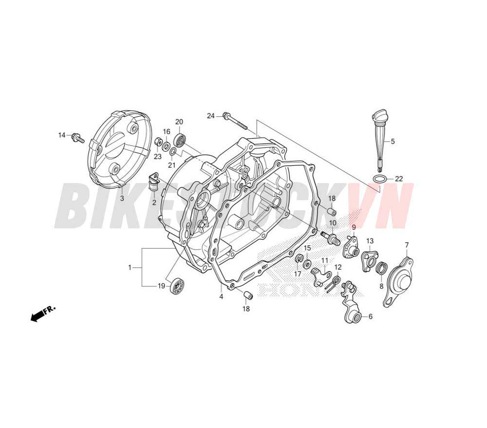 RIGHT CRANKCASE COVER