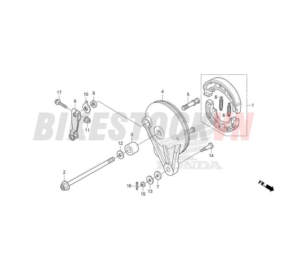 REAR BRAKE PANEL