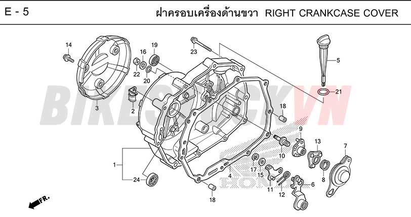 E-5_RIGHT CRANKCASE COVER