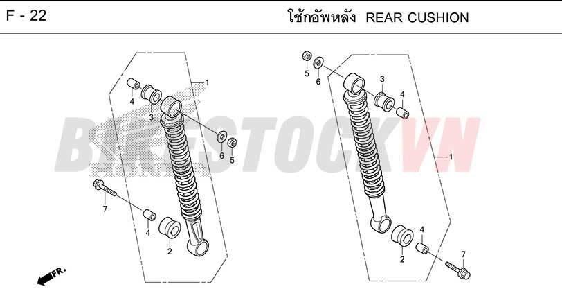 F-22_REAR CUSHION