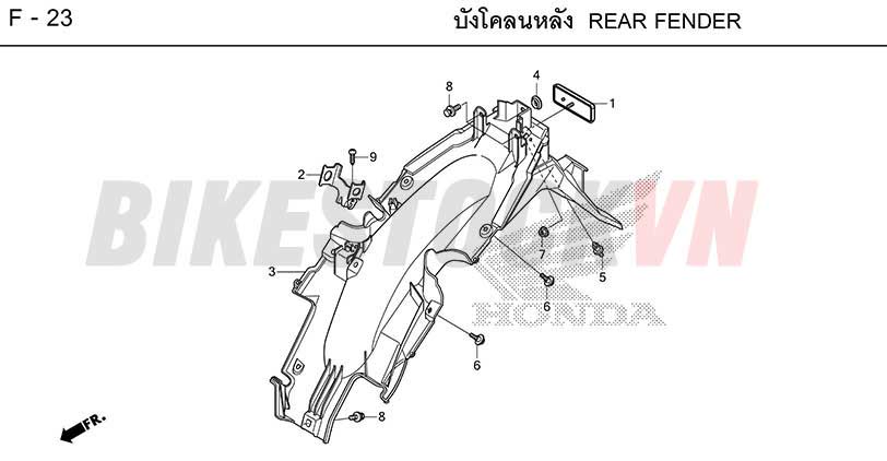 F-23_REAR FENDER