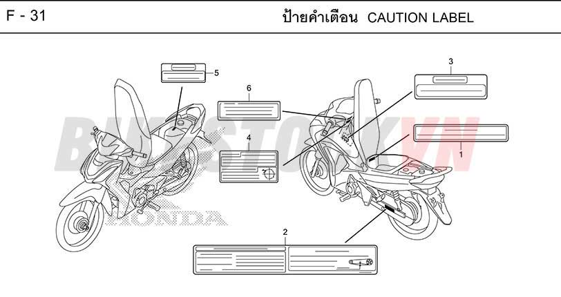 F-31_CAUTION LABEL