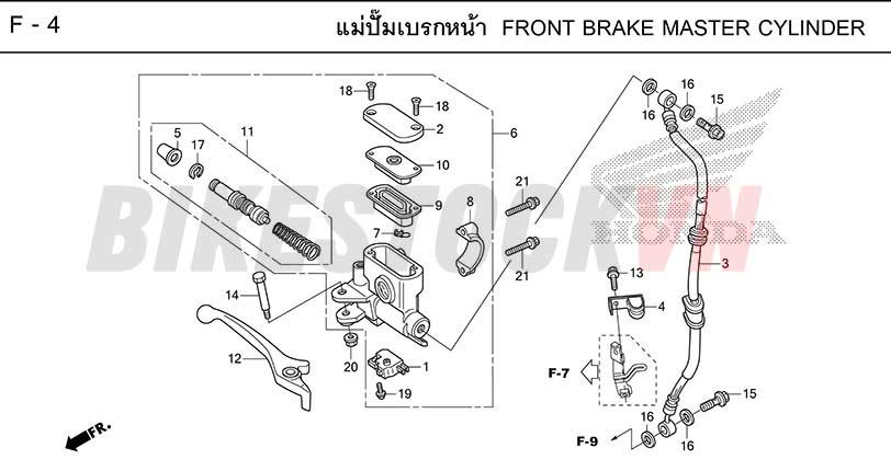 F-4_FRONT BRAKE MASTER CYLINDER