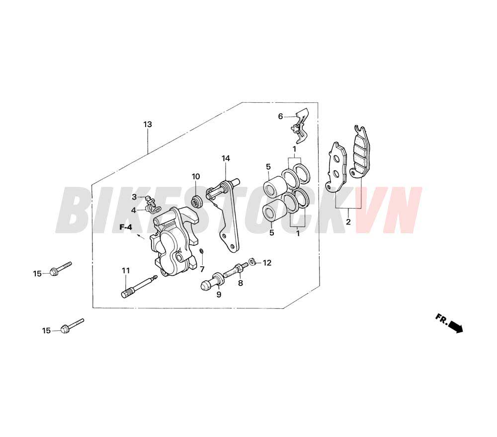 FRONT BRAKE CALIPER