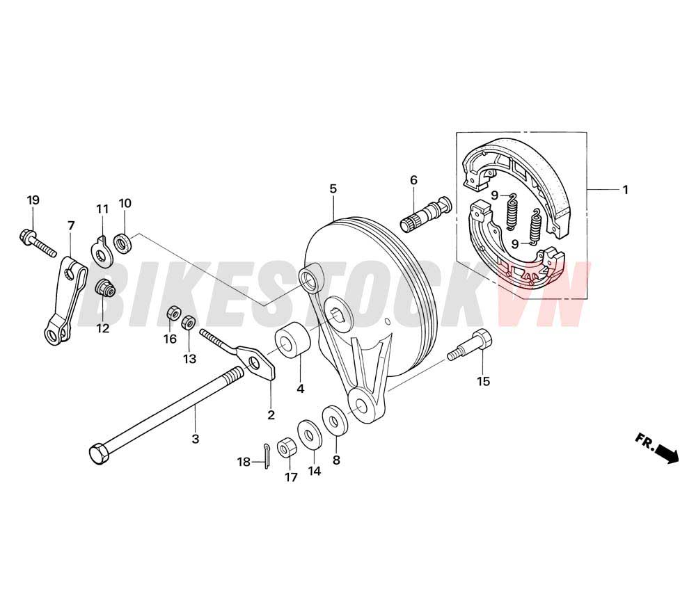 REAR BRAKE PANEL