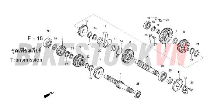 E-15_BỘ TRUYỀN ĐỘNG