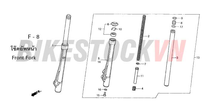 F-8_GIẢM XÓC TRƯỚC