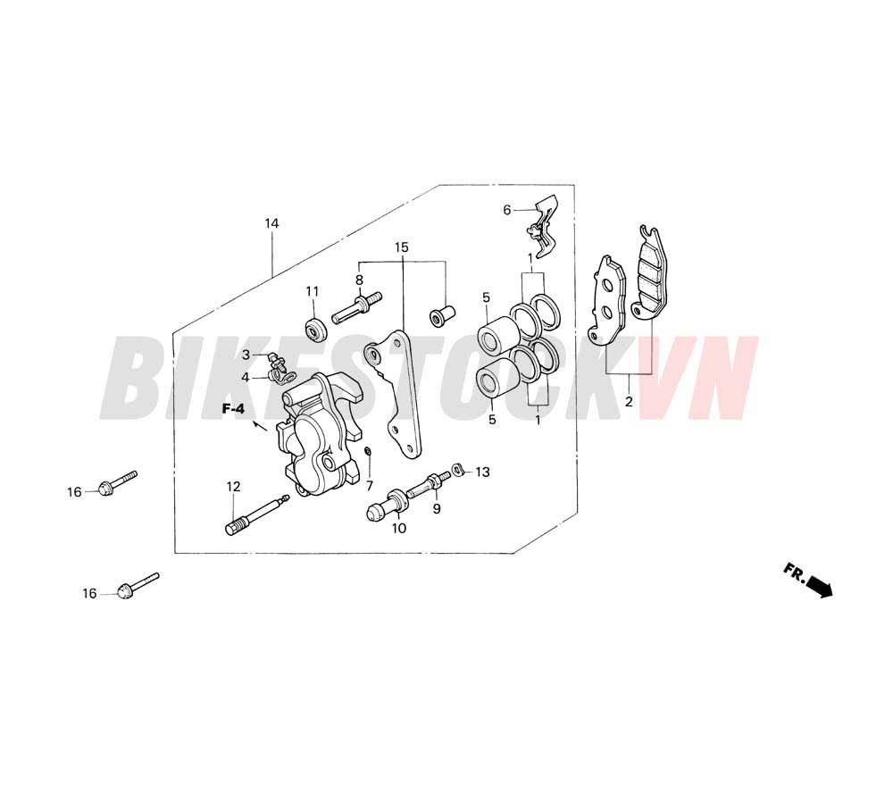 FRONT BRAKE CALIPER