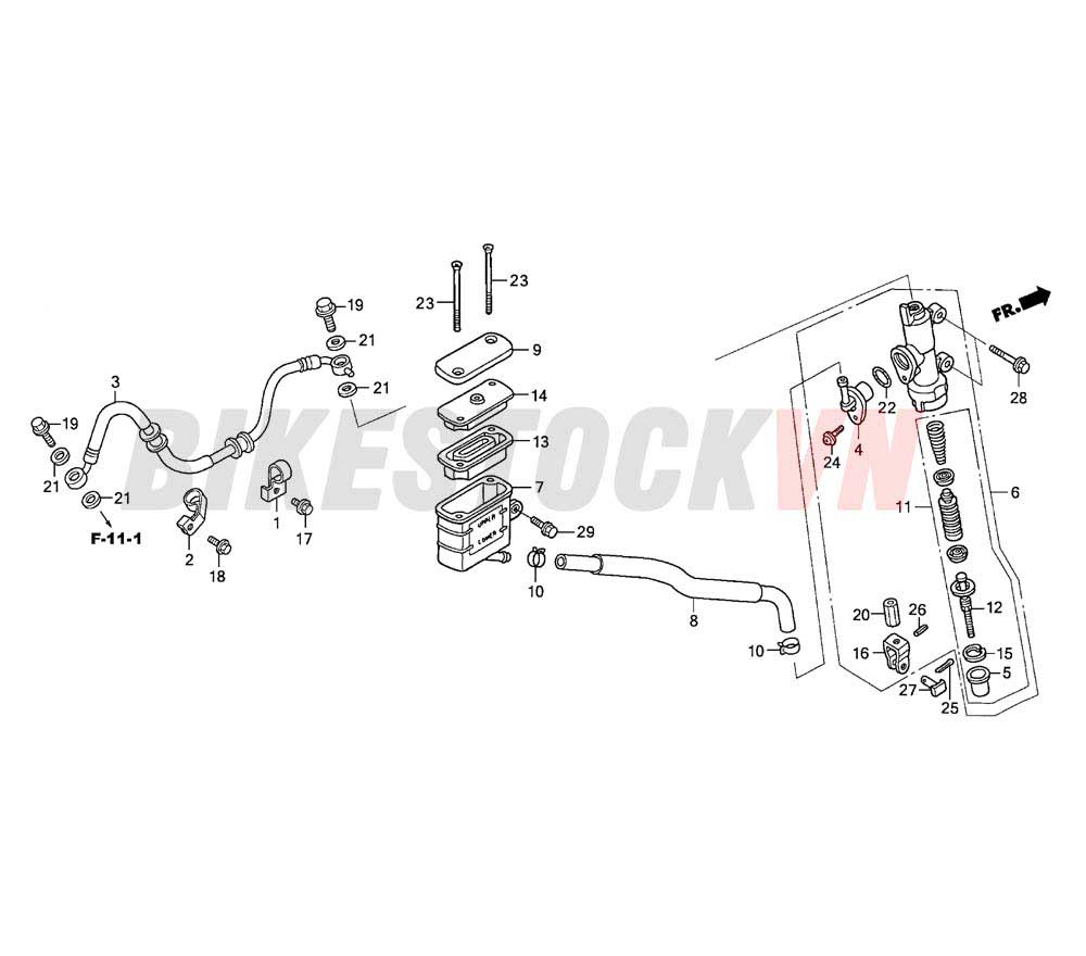 REAR BRAKE MASTER CYLINDER (PT)