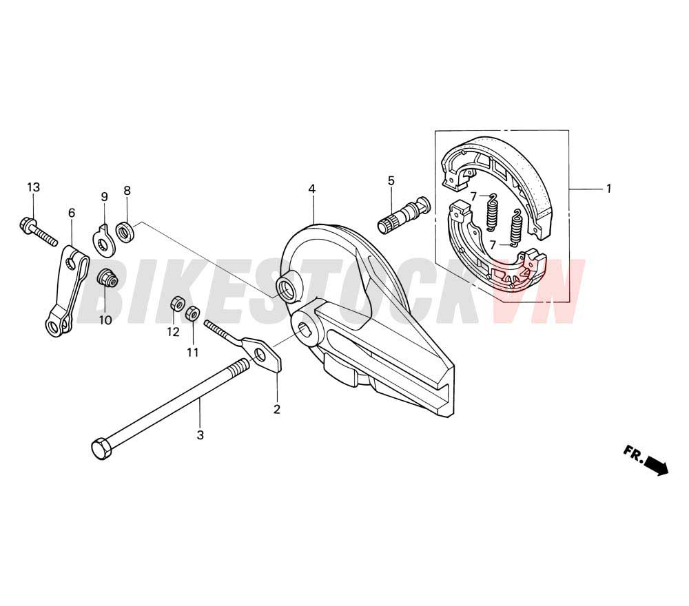 REAR BRAKE PANEL (ST, TT)