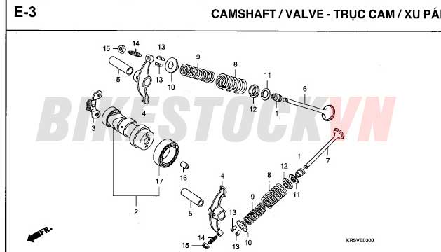 E-3_TRỤC CAM/XU PÁP