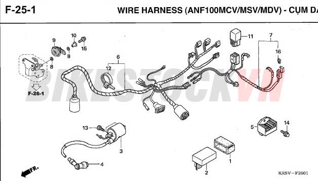 F-25-1_CỤM DÂY ĐIỆN CHÍNH