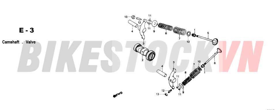 E3_TRỤC CAM/XU PÁP