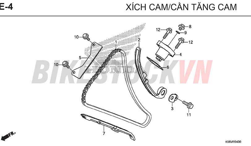 E4_XÍCH CAM/TĂNG XÍCH CAM