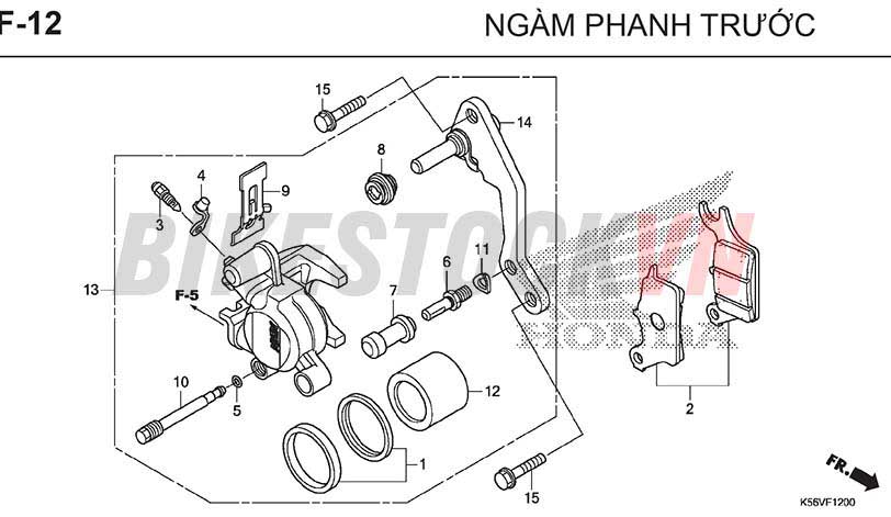 F12_NGÀM PHANH TRƯỚC