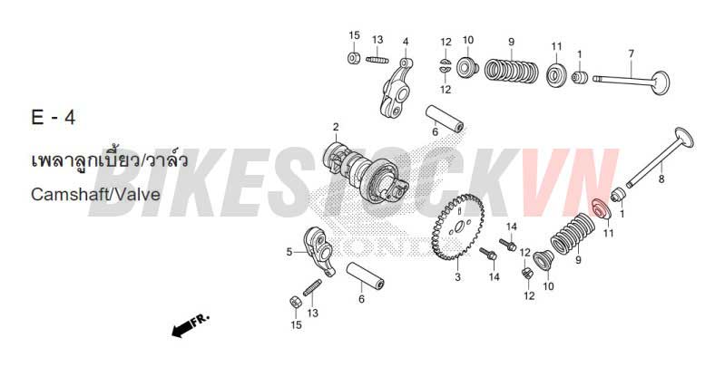 E-4_TRỤC CAM/XU PÁP