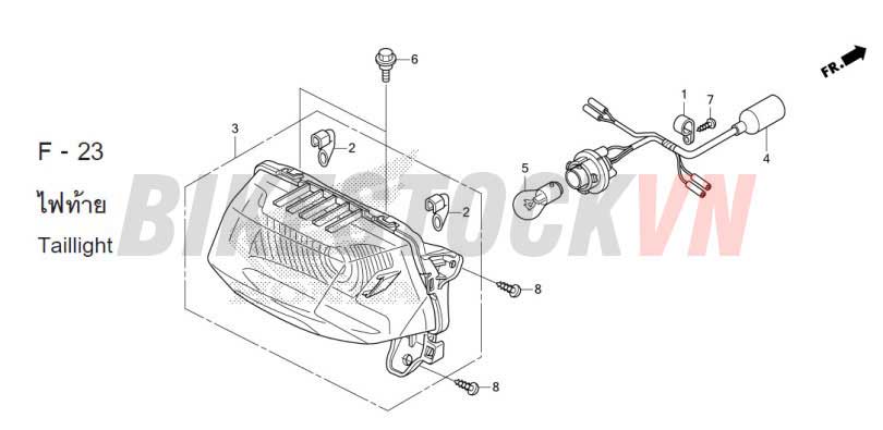 F-23_BỘ ĐÈN SAU
