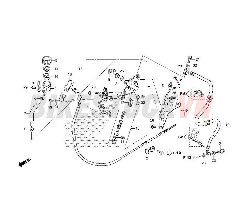 FRONT BRAKE MASTER CYLINDER (CBS)