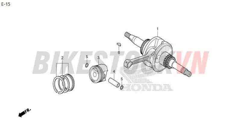 E-15_TRỤC CƠ/PISTON