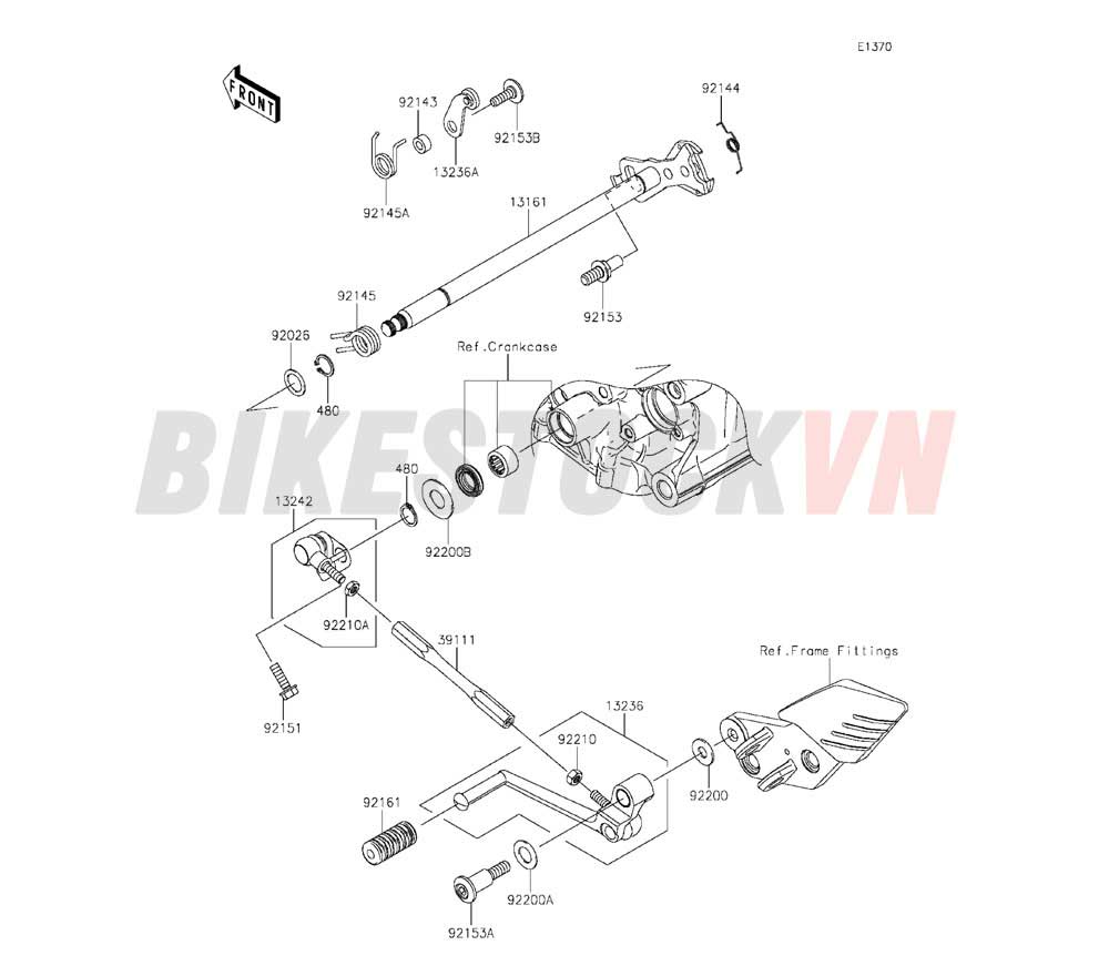 ENGINE GEAR CHANGE MECHANISM