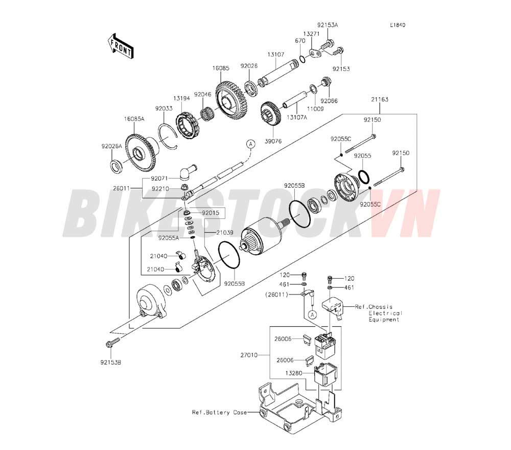 ENGINE STARTER MOTOR