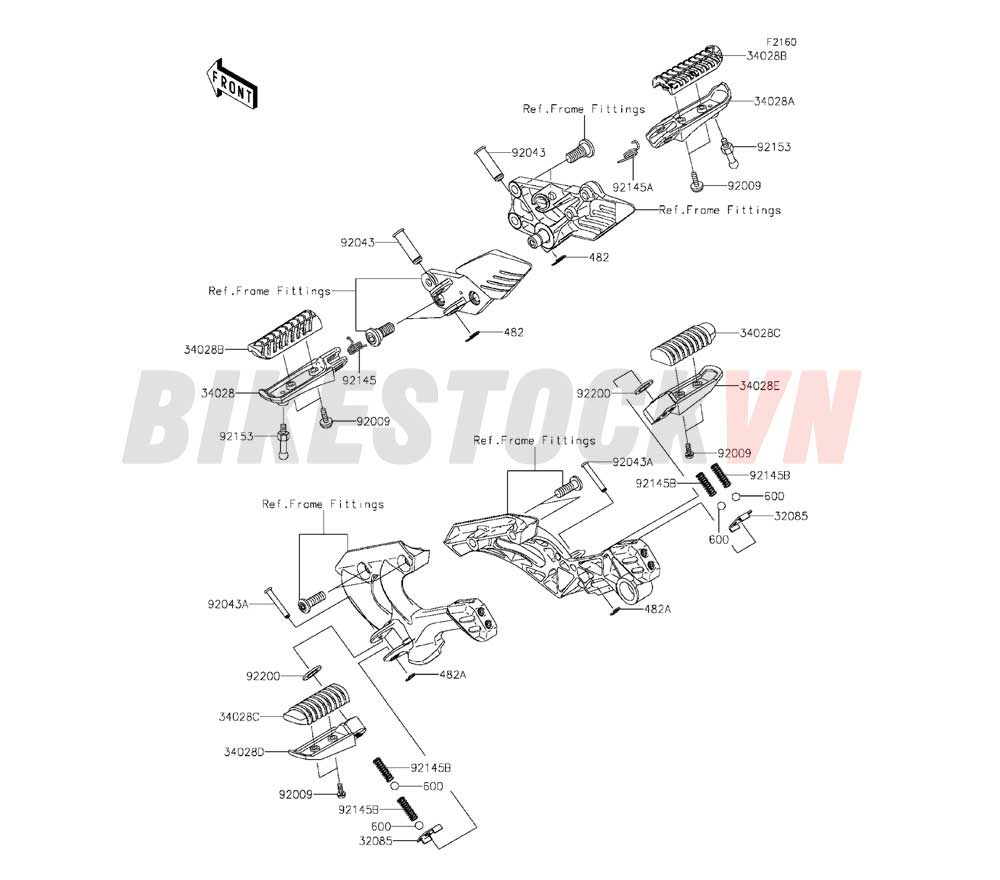 CHASSIS FOOTRESTS