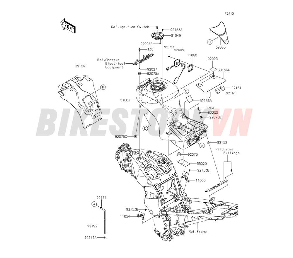 CHASSIS FUEL TANK