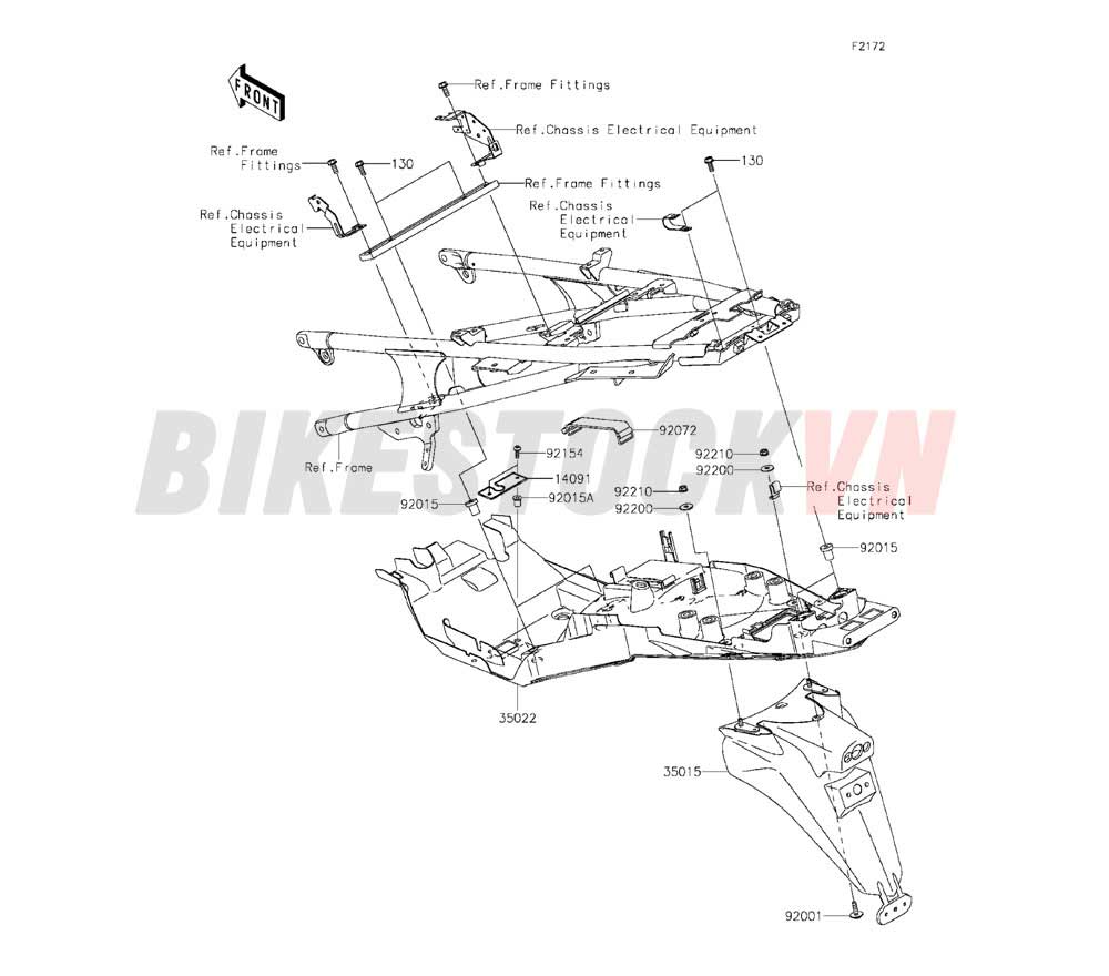 CHASSIS REAR FENDER(S)