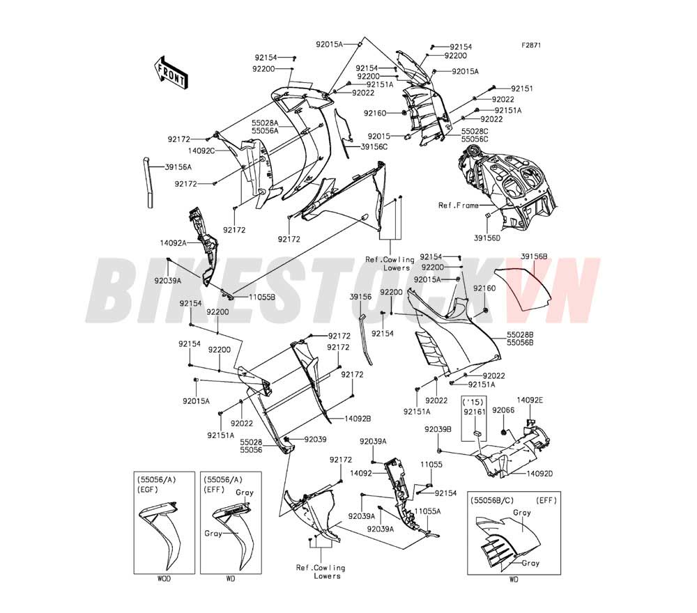 CHASSIS COWLING(CENTER)