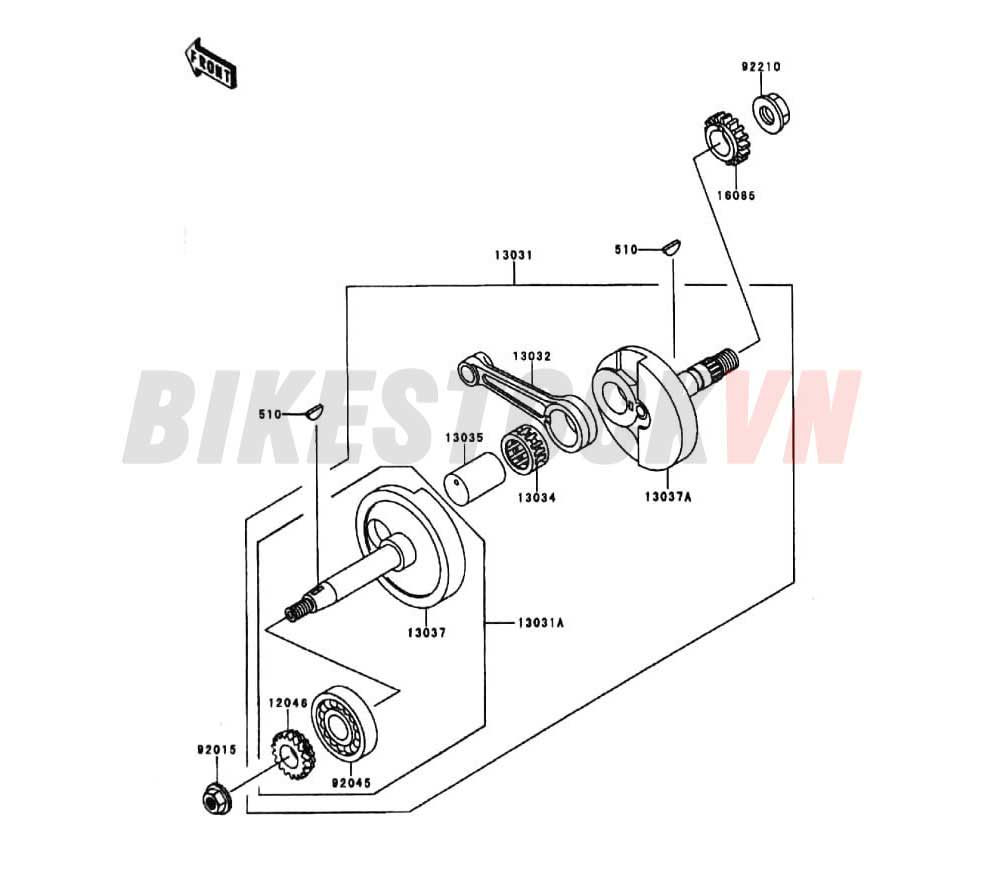 ENGINE CRANKSHAFT