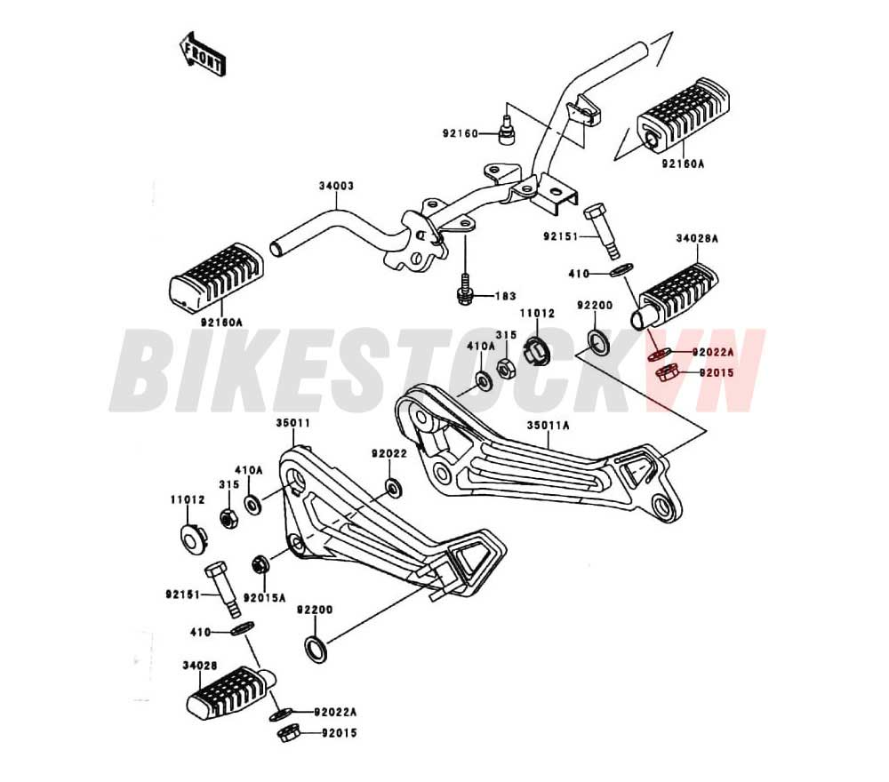 CHASSIS FOOTRESTS