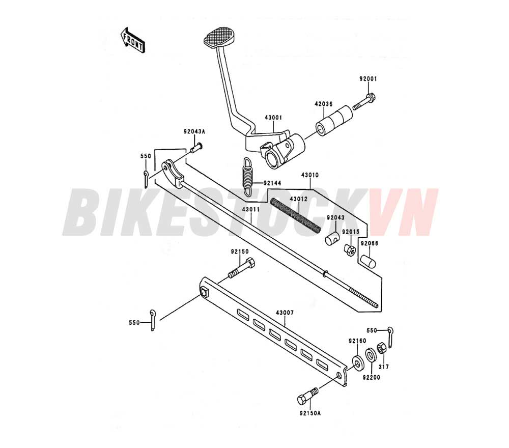 CHASSIS BRAKE PEDAL