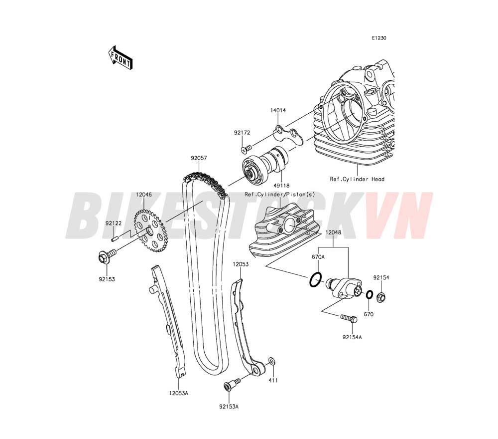 ENGINE CAMSHAFT(S) TENSIONER