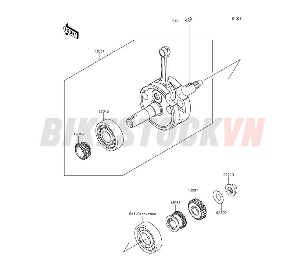 ENGINE CRANKSHAFT