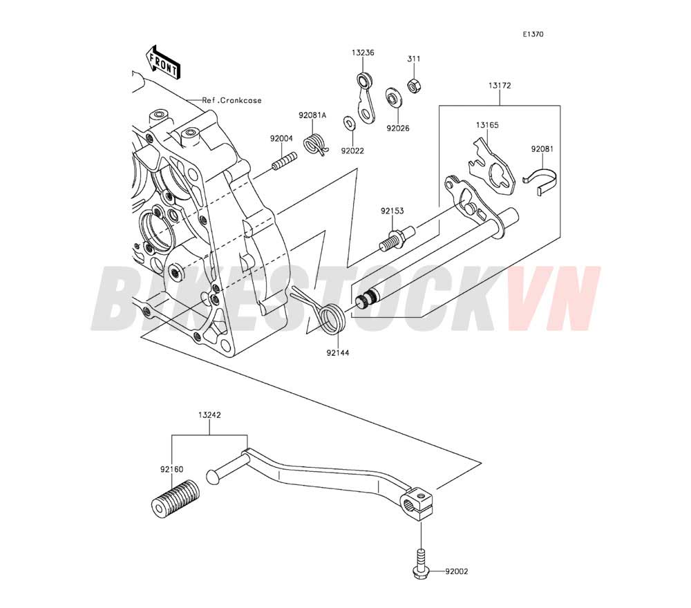 ENGINE GEAR CHANGE MECHANISM