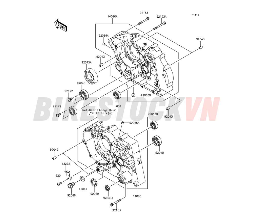 ENGINE CRANKCASE