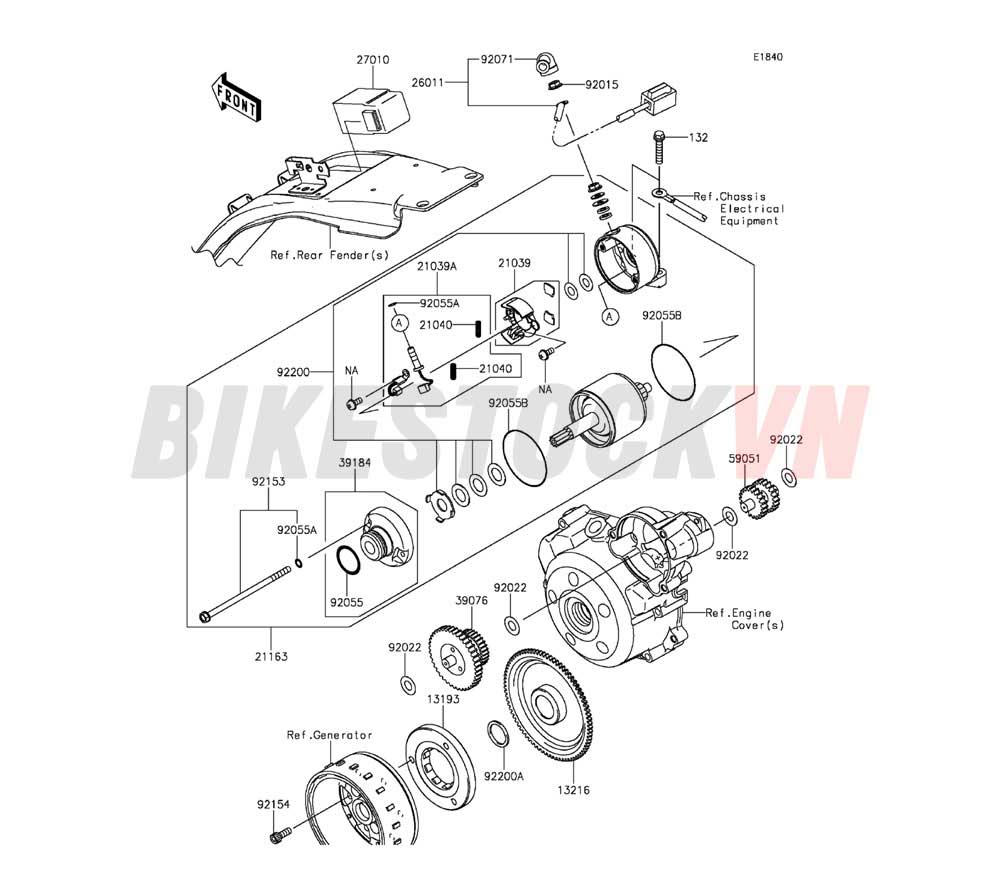 ENGINE STARTER MOTOR