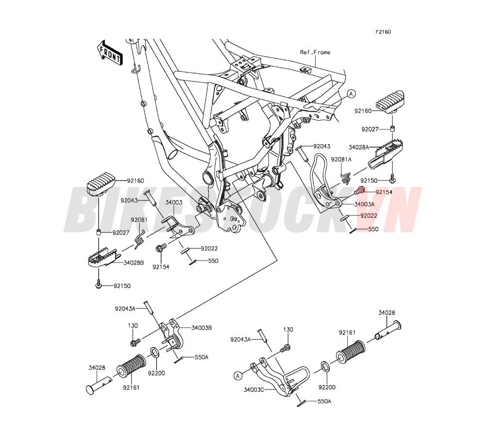 CHASSIS FOOTRESTS