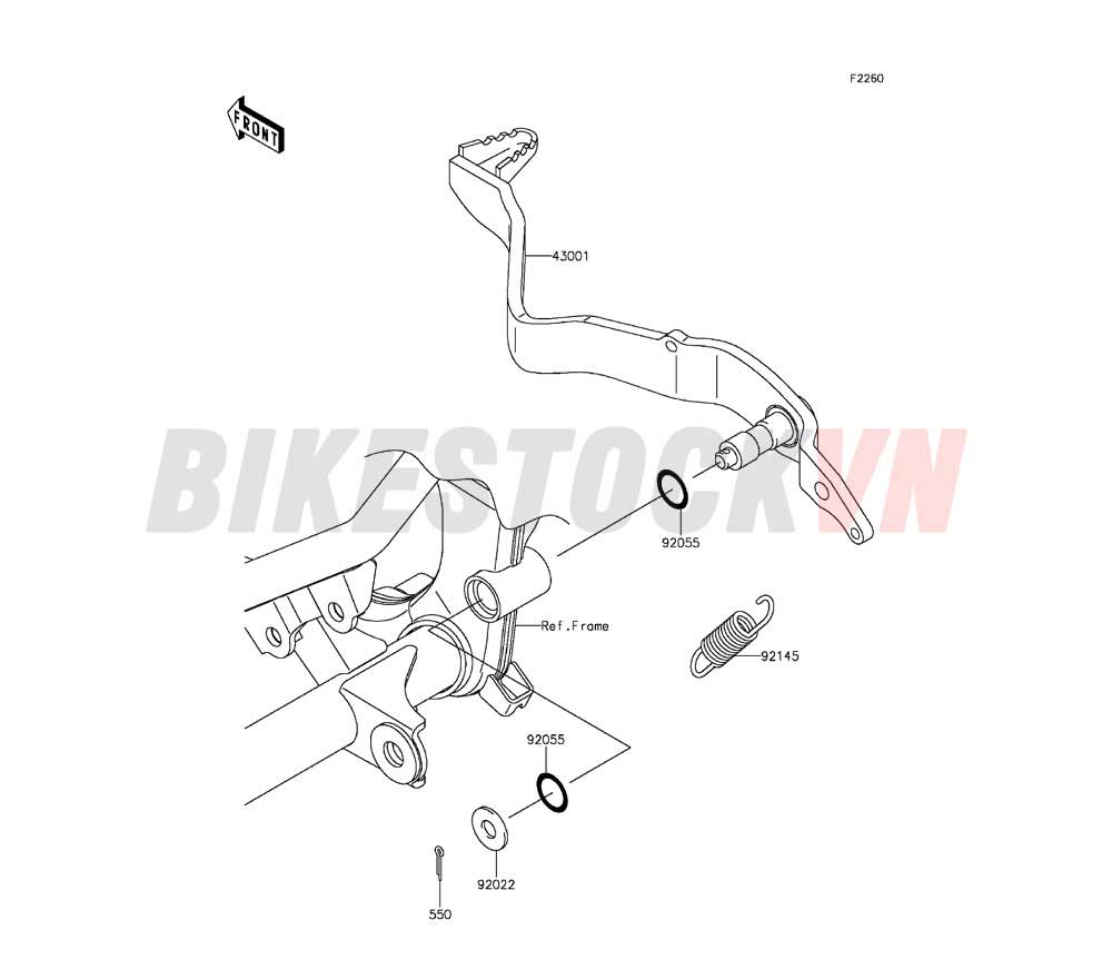 CHASSIS BRAKE PEDAL