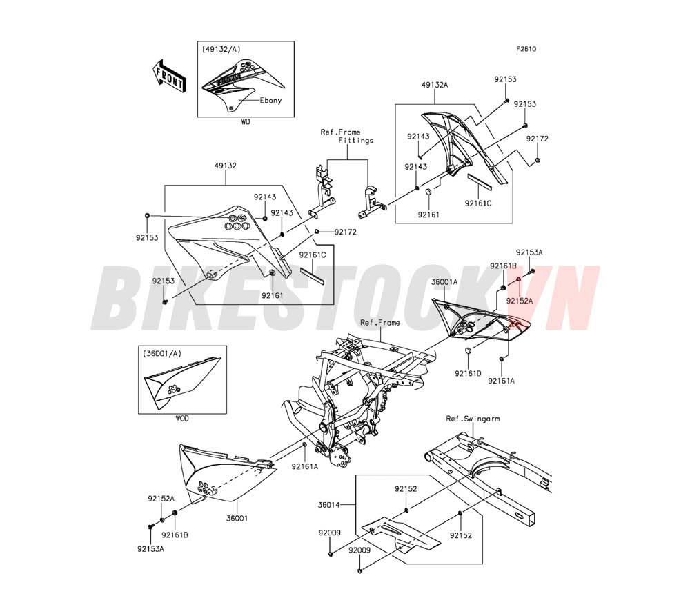 CHASSIS SIDE COVERS CHAIN COVER