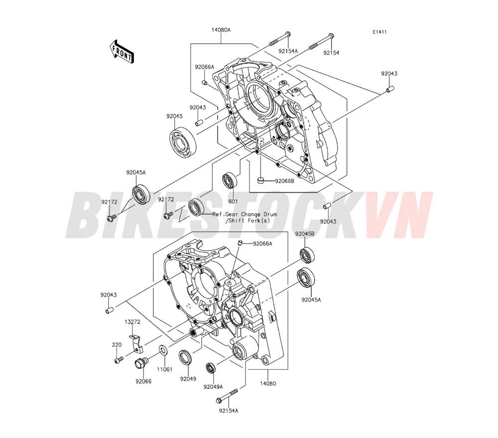 ENGINE CRANKCASE