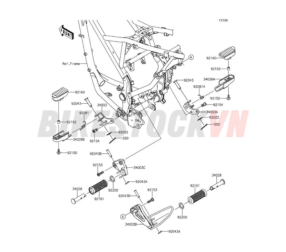 CHASSIS FOOTRESTS