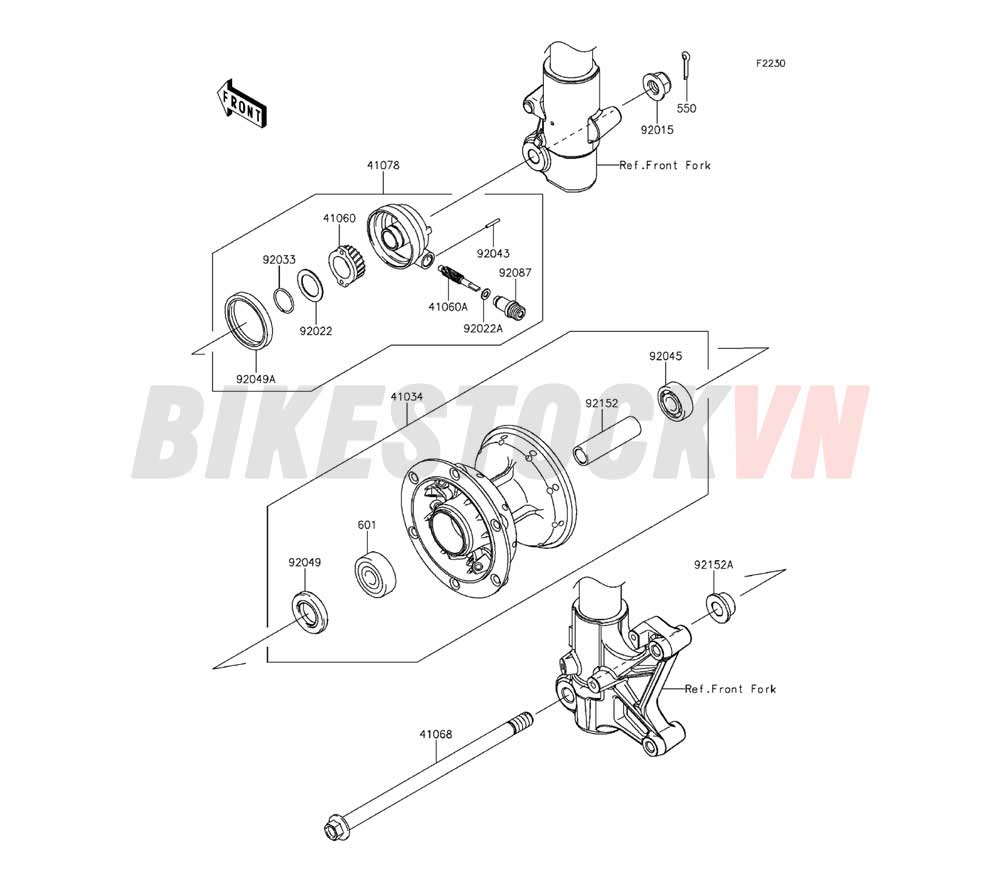 CHASSIS FRONT HUB