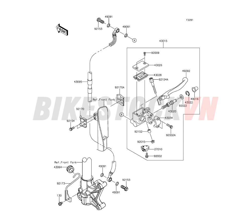 CHASSIS FRONT MASTER CYLINDER