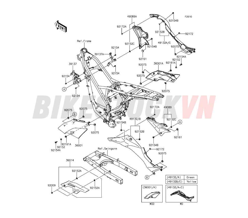 CHASSIS SIDE COVERS CHAIN COVER