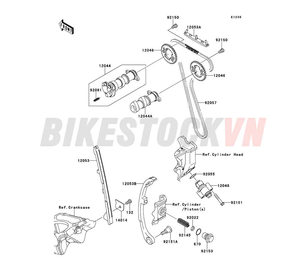 ENGINE CAMSHAFT(S) TENSIONER